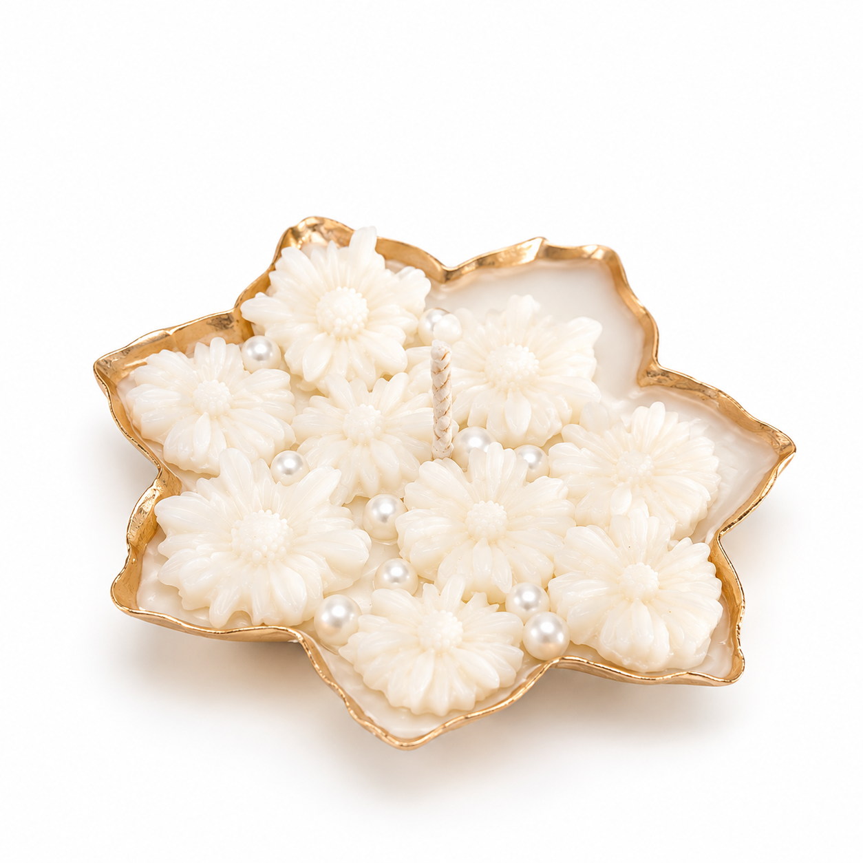 Pearl Urli Candle