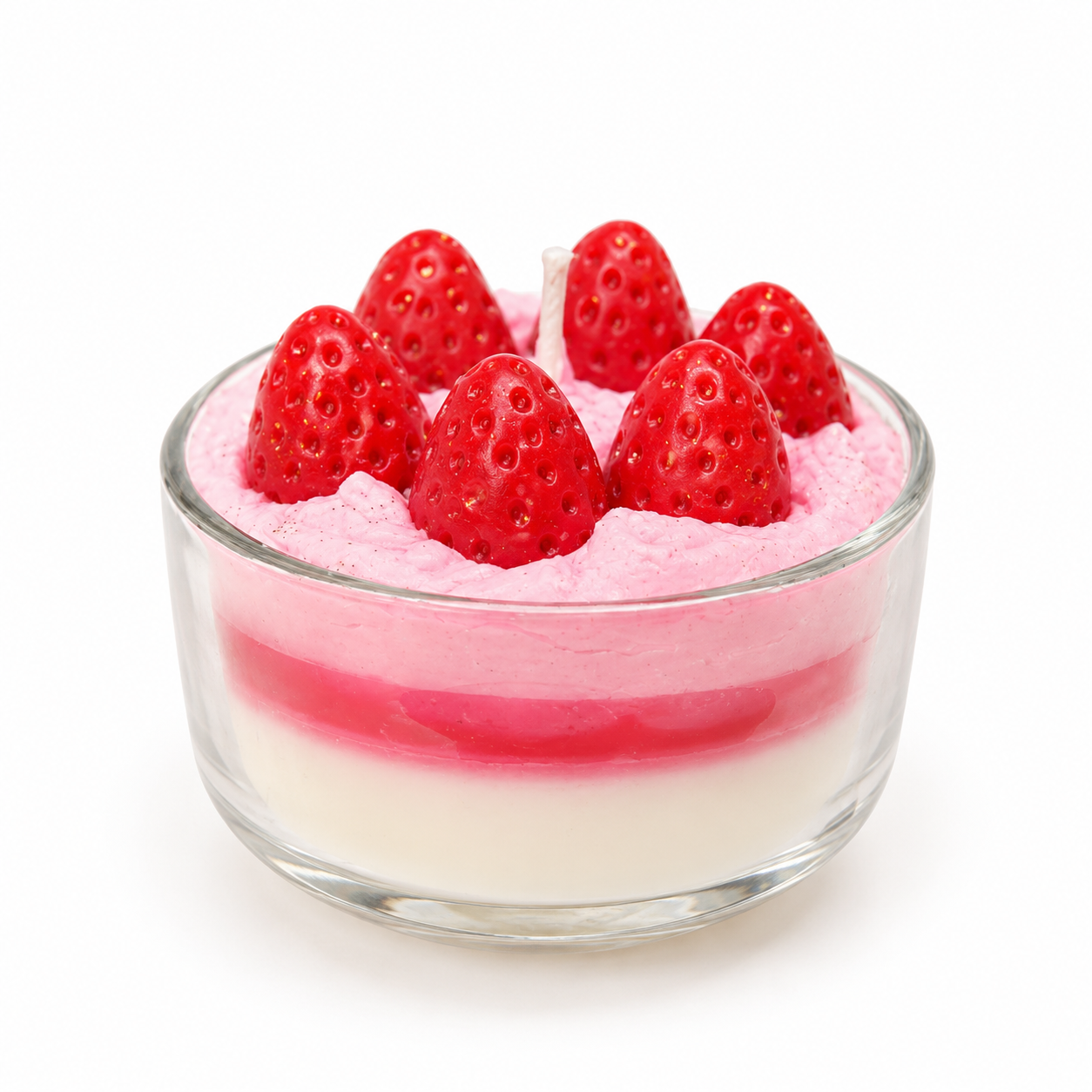 Strawberry Bowl Candles