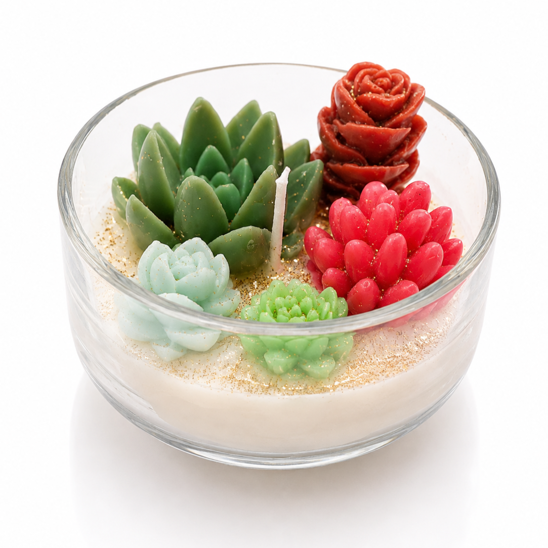Succulent Bowl Candle